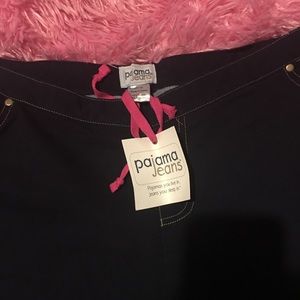 NWT Denim Pajama Jeans Size XL.
